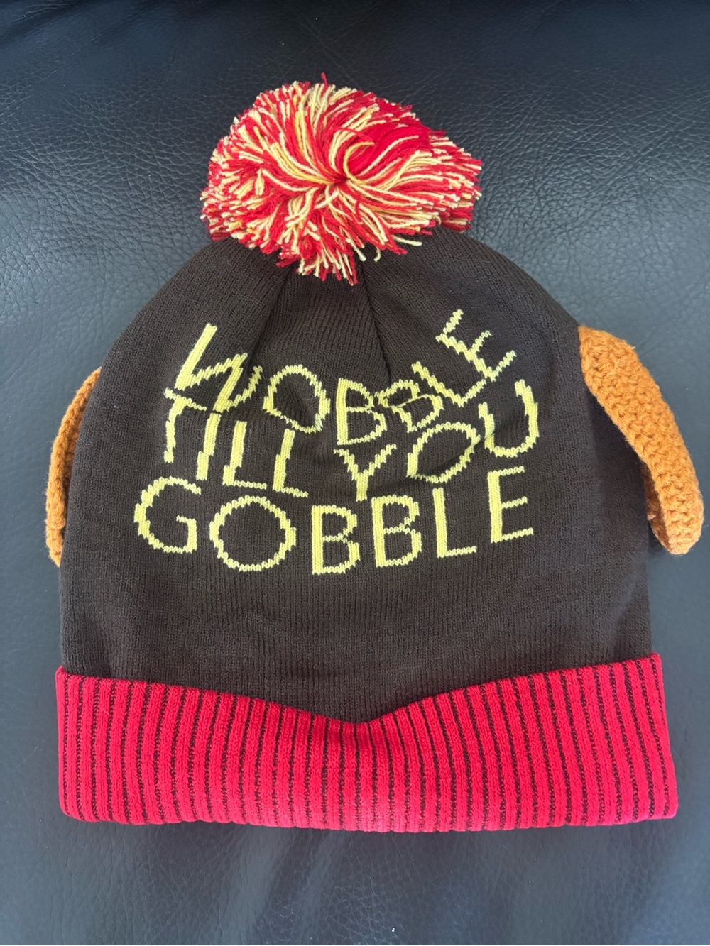 Turkey Pom-Pom Beanie Hat - pick 1 - Picture 3 of 7